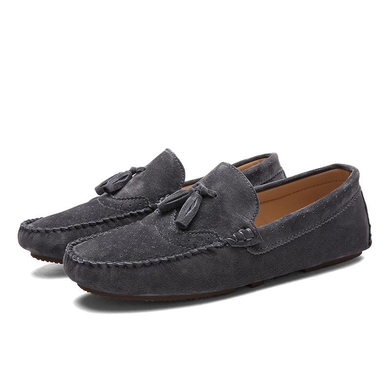 

Men s loafers fashion young men s casual shoes trend overfitting Doudou shoes one pedal lazy shoes driving shoes 44