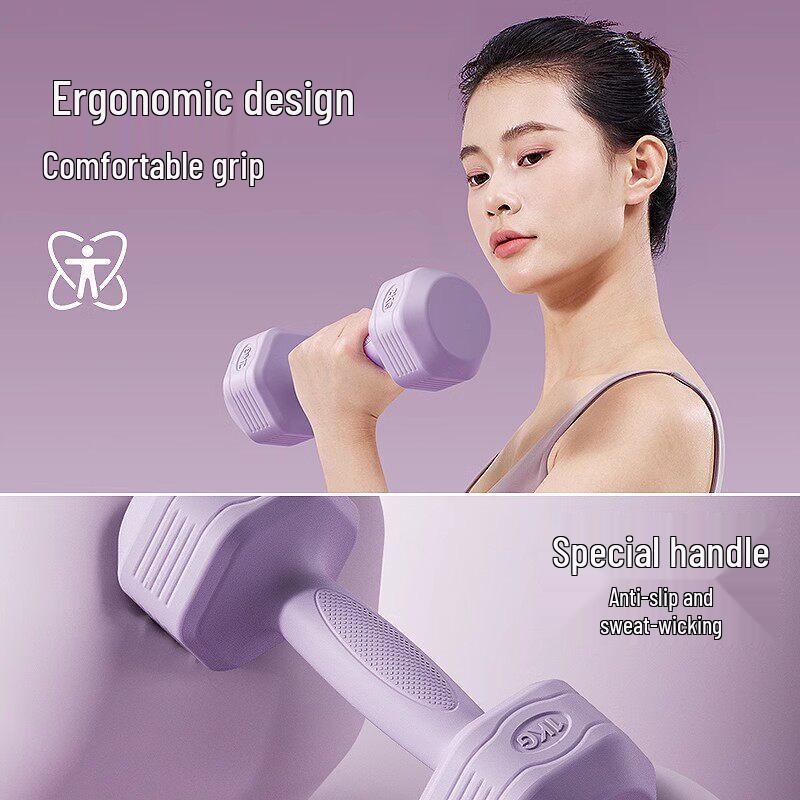 Coated Dumbbells for Home Fitness