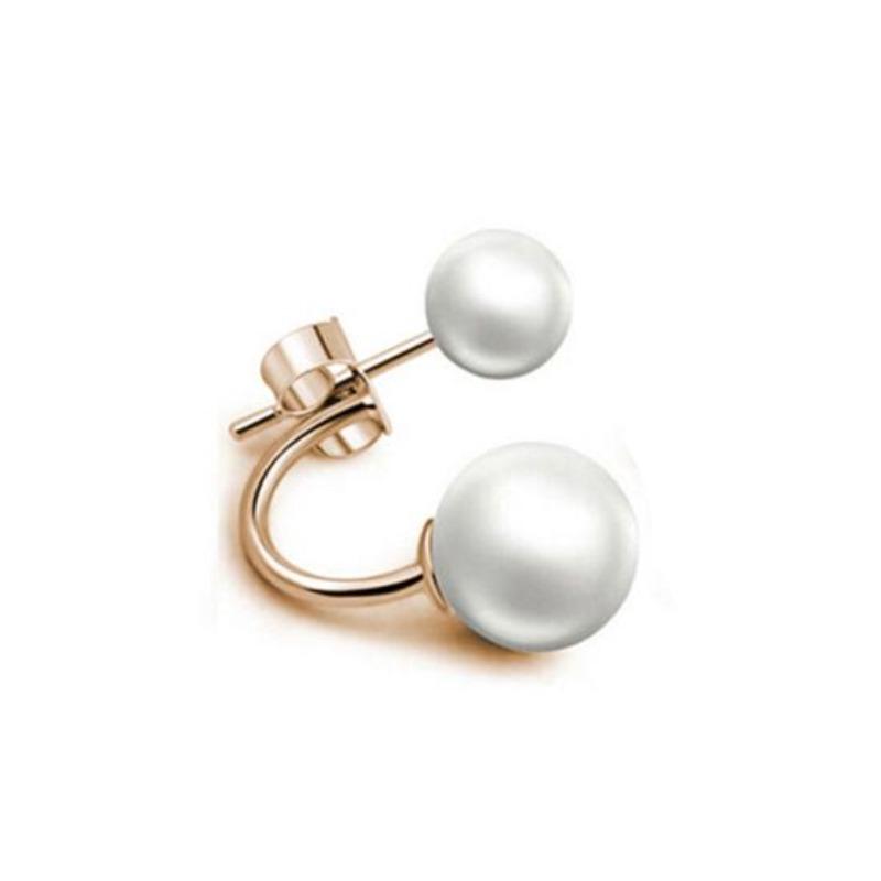 Regalo di orecchini per orecchini con rivestimento per orecchio con doppio strass per gioielli da donna