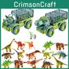 Engaging Dinosaur Trucks Triceratops Tyrannosaurus Figures For Educational Play