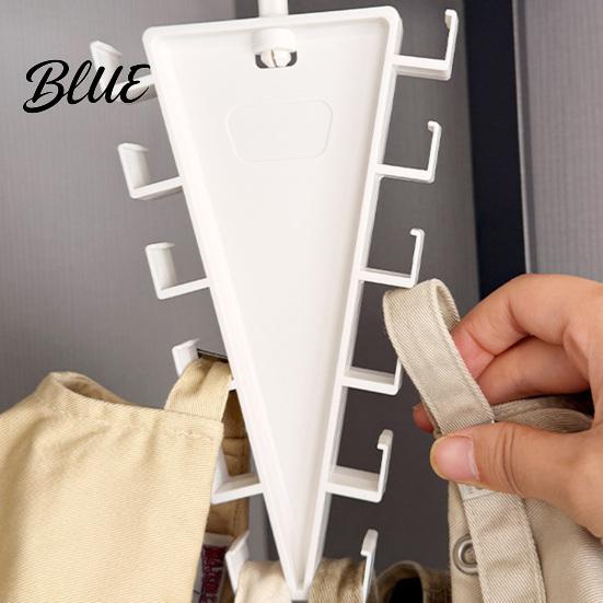 Bedroom Storage Organizer Rotating Multi-Layer Double-Sided Organizer Closet V Shaped 360 Degree Vertical Hanger with Organization Hook 12 Non-Slip