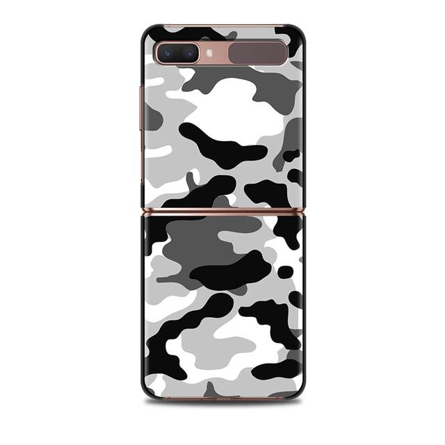 Smartphone Case For Samsung Galaxy Z Flip 3 5g Back Pc Cases Hard Capa Shell Hard Cover Fundas Camouflage Military Army