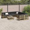 9 Piece Garden Sofa Set Pressure Treated Pine Wood