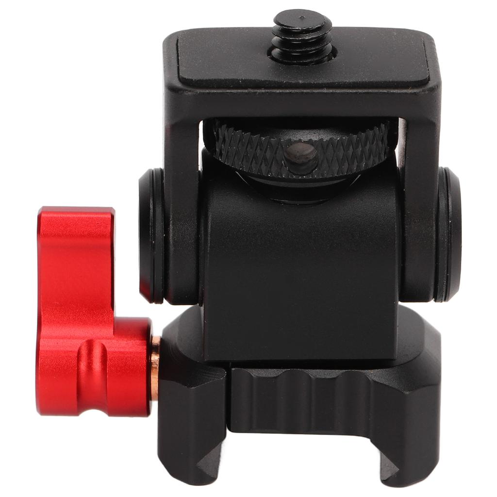 Universal 1 4in Thread Field Monitor Mount Holder with Quick Release for NATO Rail Clamp 360 Degree Rotation and 180