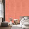 Wallpaper Geometric pattern coral and peach 50x1000