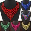 Fashion Geometric Alloy Pendant Necklace For Women With Gemstone Accents