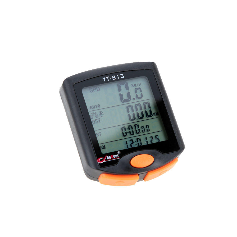 Trådlös Cykel Cykel Cykel Dator Vägmätare Hastighetsmätare LCD Bakgrundsbelysning