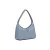 Prada Classic Silver Buckle Triangle Logo Nylon Hobo Bag Women Bags Gray Blue 1NE515-2DH0-F0637