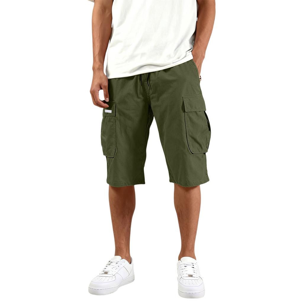 Men's Casual Workwear Drawstring Pocket Shorts