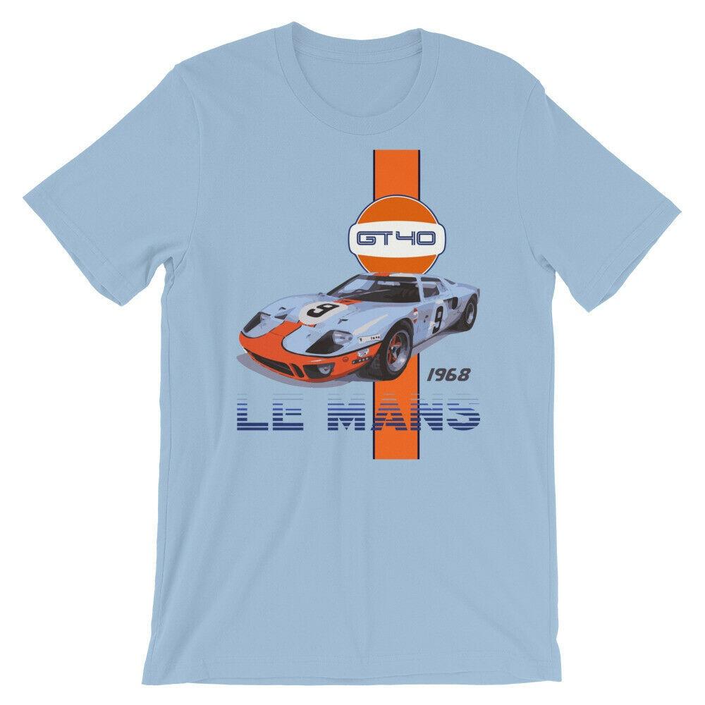 

Футболка унисекс с короткими рукавами Gulf Liveryd GT40 Race Car 1968 года