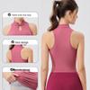 New Chinese Style Women's Yoga Vest with Chest Pad
