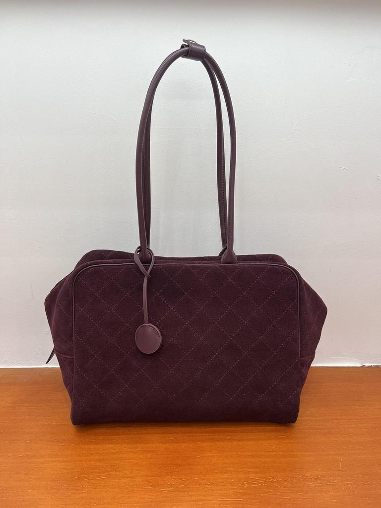 Beef Bun Ladies Bag High-Quality Texture Cowhide Leather Retro Style Strap Beef Bun Fashionable Versatile Casual Document Bag