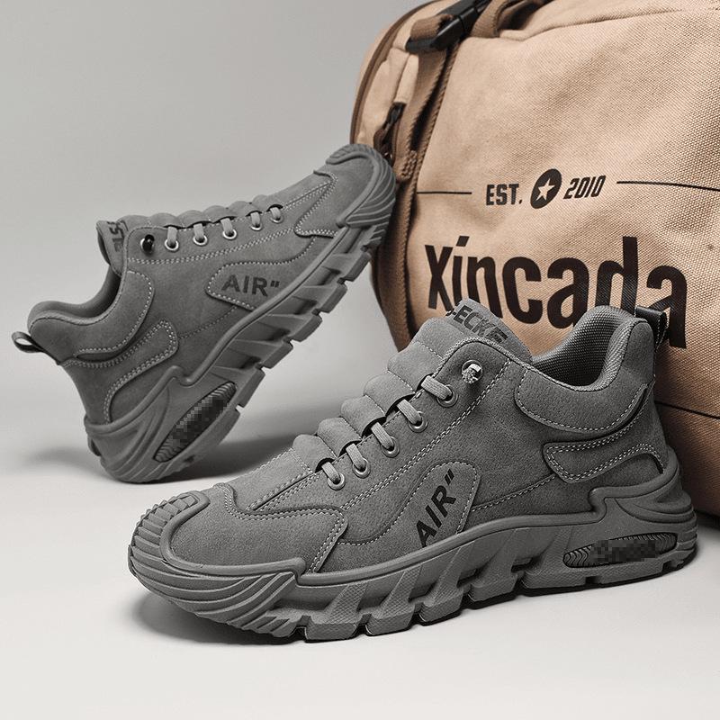 Men's 2025 Fashion Casual Thick-Soled Sports Shoes - Versatile and Comfortable Dad Sneakers