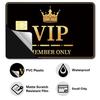 Rectangle PVC Plastic Waterproof Card Stickers Self-adhesion Card Skin for Bank Card Decor Word 186x137mm
