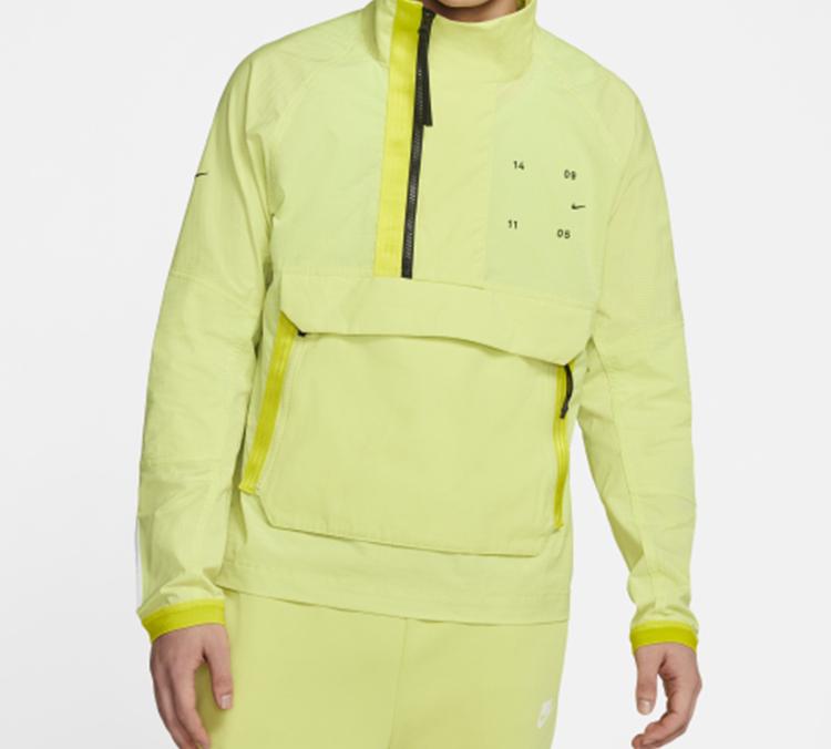 Nike Breathable Windbreaker Jacket Men's Neon Green CK0711-367