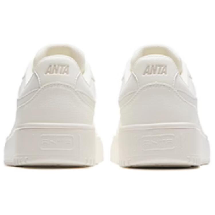 Anta Comfortable Non-Slip Wear-Resistant Low-Top Casual Shoes Men Sneakers White 912528010F-2