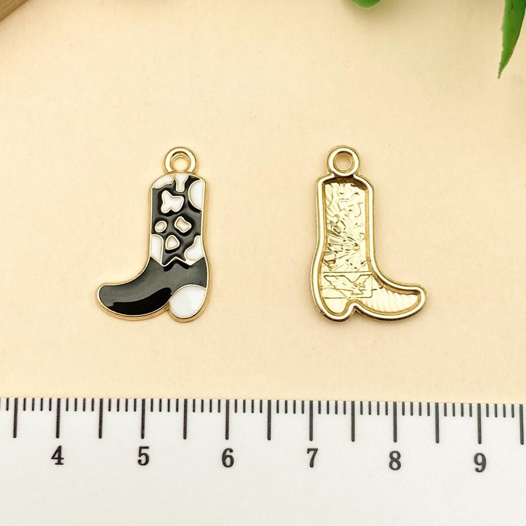 Western Cowboy Hat Boots Keychain with Horse Pendant