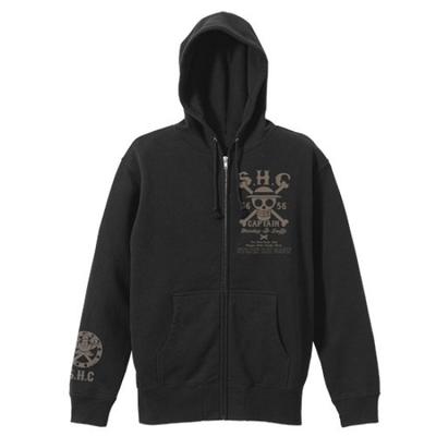 One Piece STRAW HAT CREW Zip Parka Black Size S