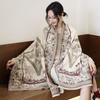Women S Thick Warm Vintage Faux Cashmere Scarf Shawl Versatile All Season