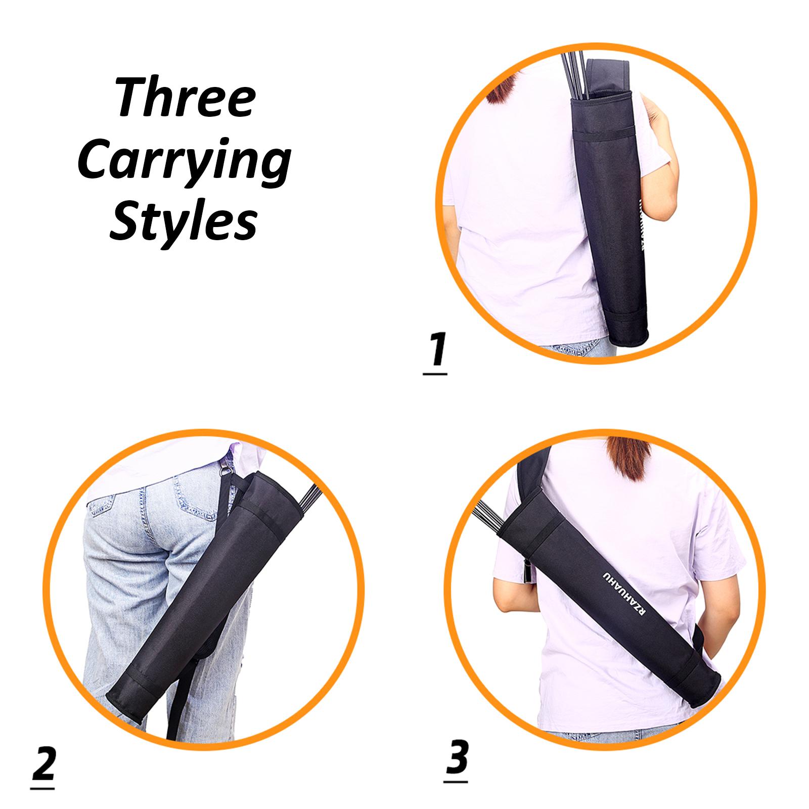 

Archery Back Arrow Quiver Holder with Belt Clip for Youth Arrows Holder Case камуфляжний