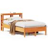VidaXL Cadre de lit sans matelas cire marron 120x190cm bois pin massif 3306167