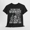 Das Einzige, was an einem Workout schlecht ist, Gym T-Shirt | Gym-Enthusiast Powerlifting Tee | Shirt