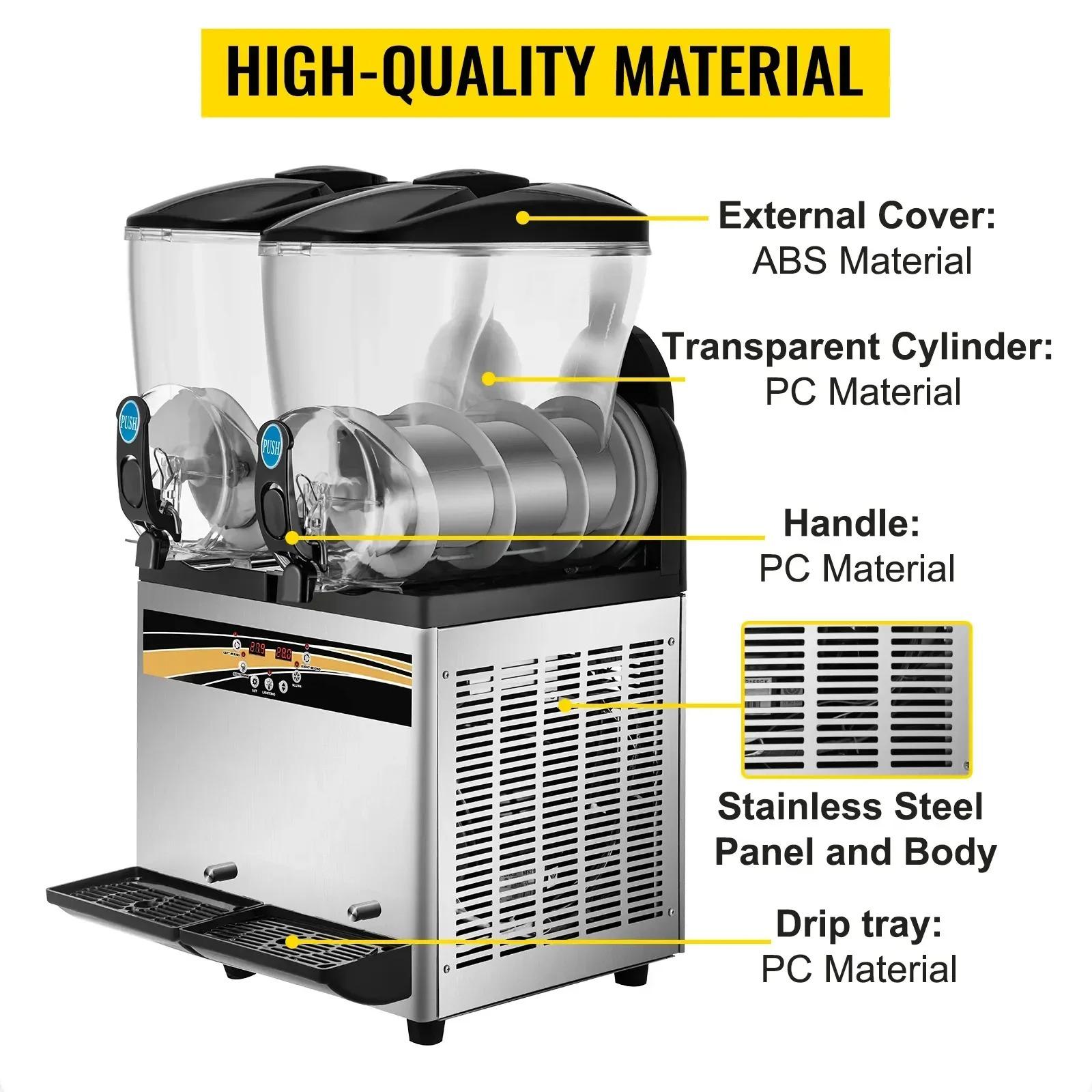 SIHAO 15LX2 Double Tank Slushy Machine