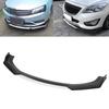 Front Bumper Lip Spoiler Splitter Kit Aerodynamic Part for Auto Car Modification(Glossy Black White )