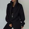 Tuta Sportiva Calda Autunno Inverno da Donna Set Due Pezzi per Sport Autunno Inverno Abbigliamento Casual