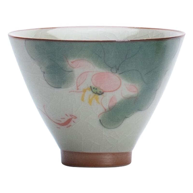 Handmade Ge Kiln Ceramic Master Tea Cup