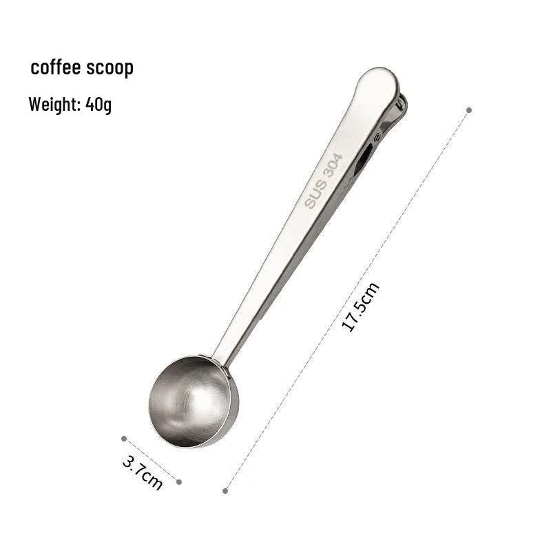 

3-Piece Coffee Scoop Set with Clip