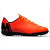 Nike Mercurial Vapor 12 Club Turf Anti-Slip Shock Absorption Low-Top Soccer Shoes Kids Soccer Shoes Orange Black AH7355-810
