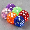 6 barevných kostek