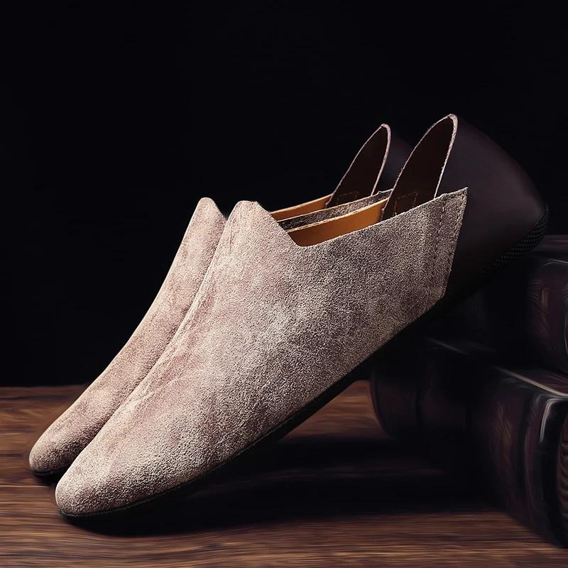 Модная мужская обувь повседневная люксовая марка 2024 мода итальянские мужские мокасины — фото 8