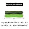 4 Sets Mehrflächen-Gummibürstenrollen, Ersatzteile Kompatibel für Irobot Roomba I&E Serie Nachfüllset