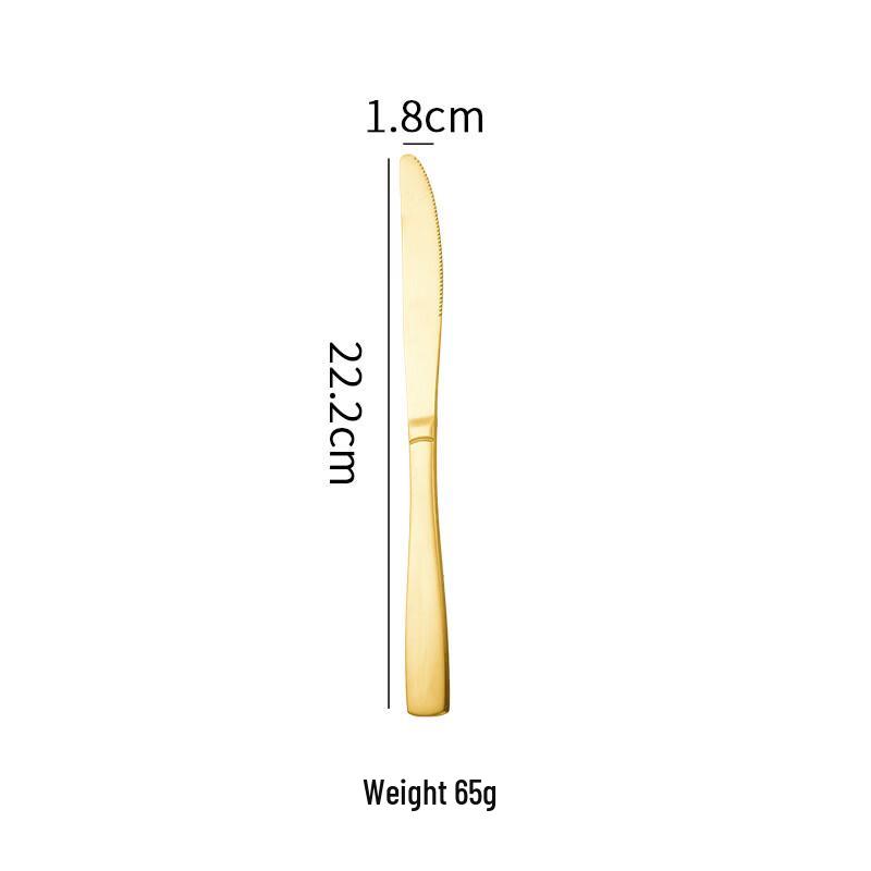 Ruhan Square Handle Stainless Steel Cutlery