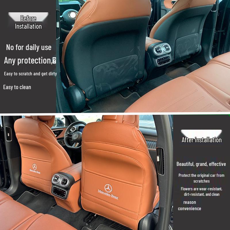 Rear Seat Anti-Kick Mats for Modified Mercedes-Benz Interiors