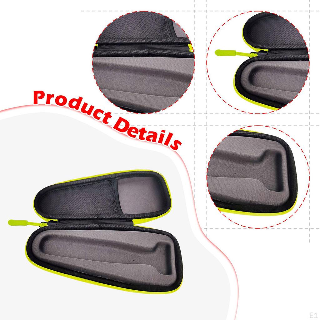 Pouzdro na holicí strojek Ochranná přenosná taška s kapsou ze síťoviny Snadno se přenáší Cestování