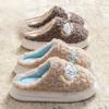 Fashion Couple Cotton Slippers 2025 Autumn Winter New Women's Cute Indoor Warm Home Shoes Non Slip Thicken Comfortable Men's Plush Shoes