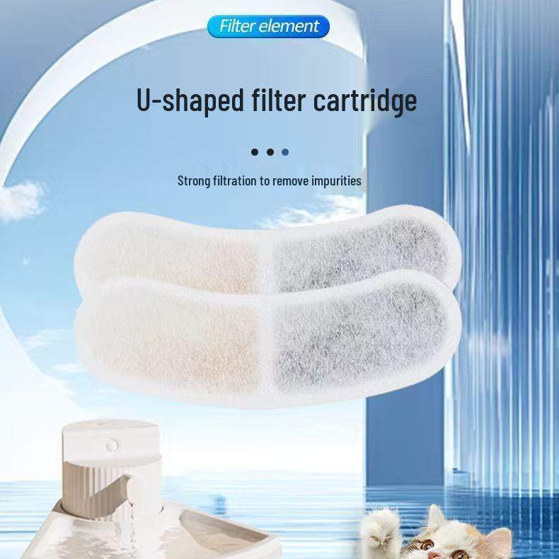 Universal Cat Water Fountain Replacement Filter Cartridge - Multi-Model Compatibility