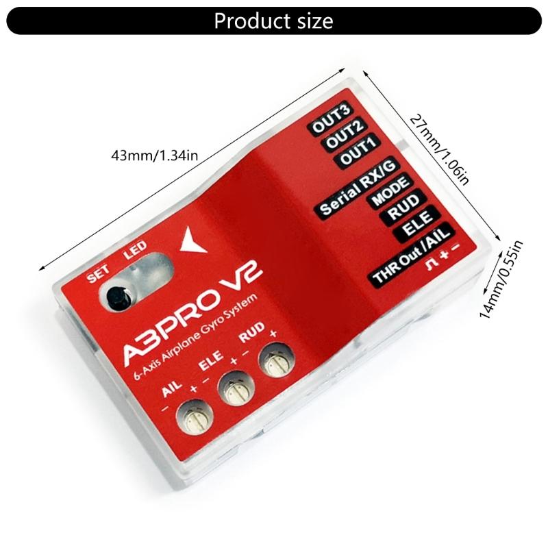 Precise Gyroscope Stabilizer A3 V2 6 Axised Flight Control Gyroscope Balancing Apparatus For Digital Receivers
