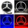 C200 E200 Neu Für Mercedes Benz Auto Frontgrill Logo Licht Spiegeloberfläche LED Abzeichen Emblem Für Mercedes Benz W205 W218 W207 W176 W2