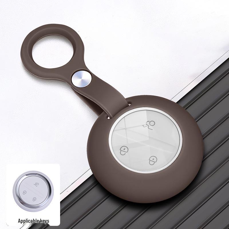 Universal Full-Coverage Scratch-Resistant Silicone Car Key Cover for Men and Women
