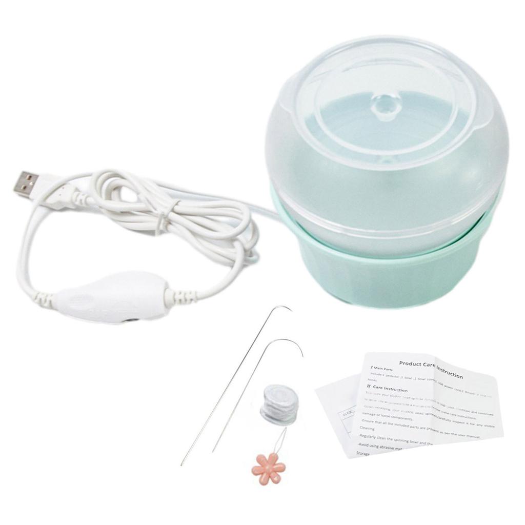 Elektryczny Wirnik do Koralików Automatyczny Wirnik do Koralików Szybkie Nawlekanie do Wyrobu Bransoletek Biżuterii Regulowana Maszyna do Wirnika do Koralików z Gliny