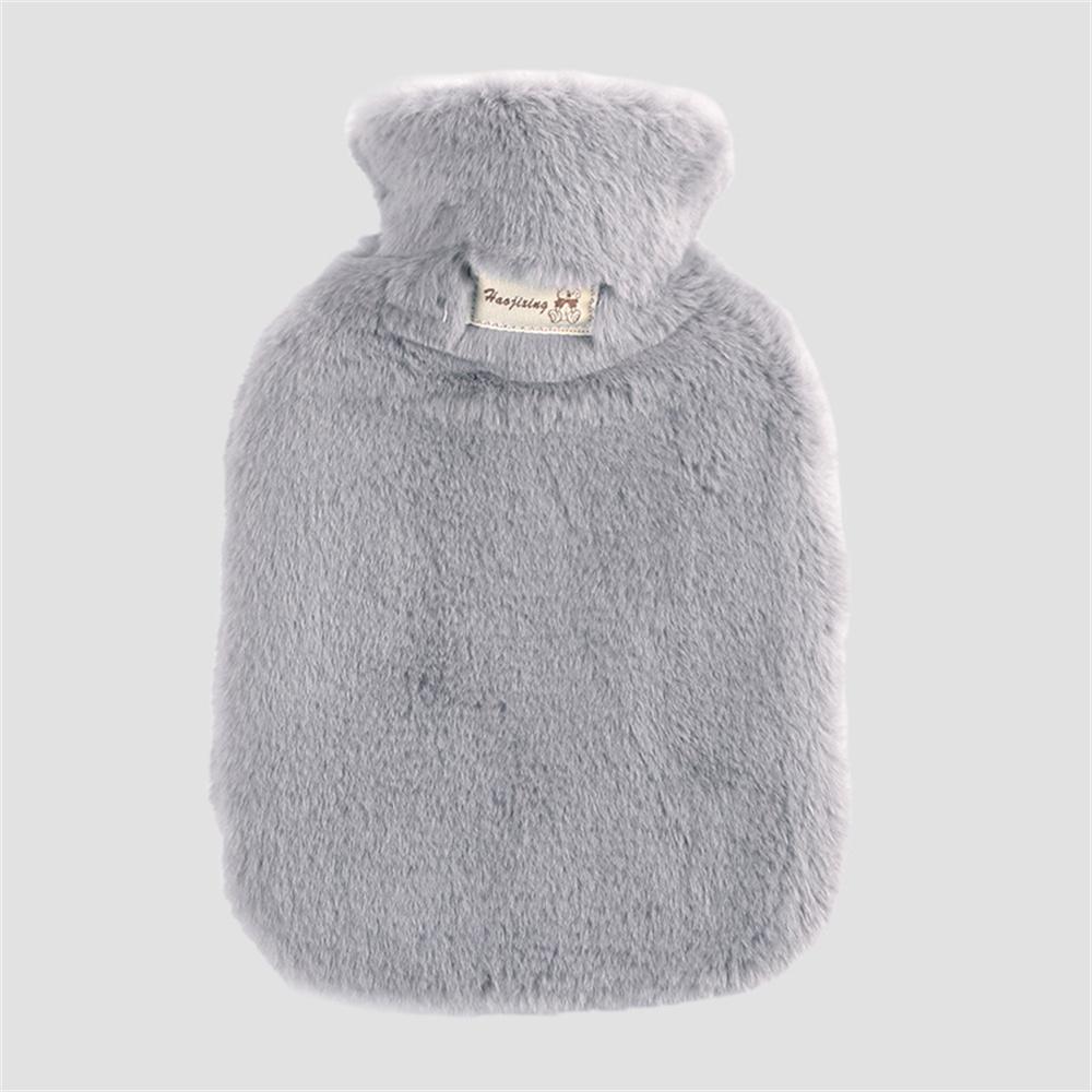 1000ml/2000ml Soft Hand warmers Hot-water Bag with Plush Cover Hot-water Bottle Protecter Hand Portable Winter Warming Products