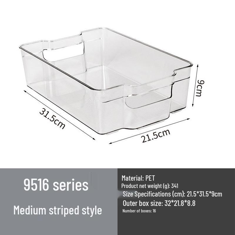 Food-Grade Refrigerator Storage Box with Lid for Kitchen Items