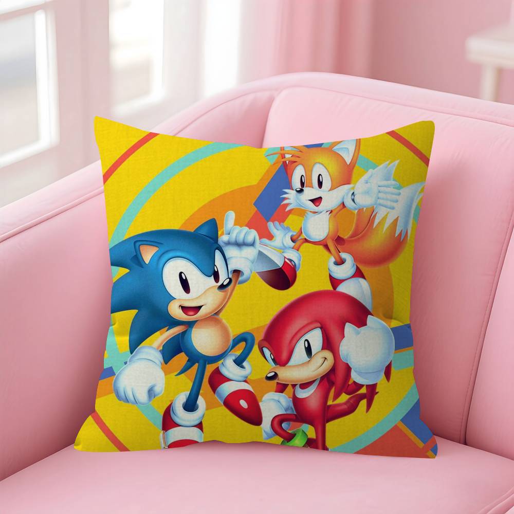 Anime SSuper SSonics Cushion Cover 30x50 Polyester Sofa Cushions Decorative Throw Pillows Home Decoration Pillowcover