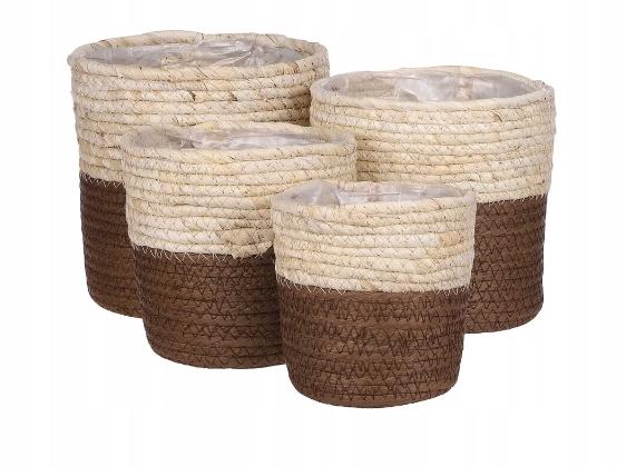 Rachel decorative storage basket 16 cm brown