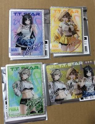 Goddess Victory NIKKE Tower Records Glitter Acrylic Card Set 4 Japan