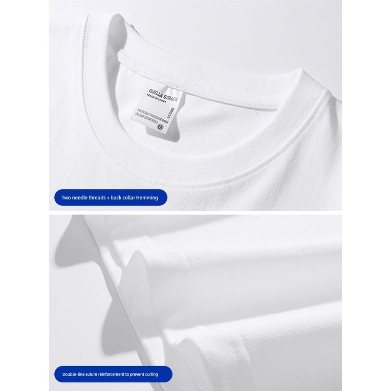 Fashion Trendy Super Mary Pure Cotton T-Shirt Women's Short Sleeve Stylish Summer Loose Niche Style Half-Length Sleeve Versatile Tops